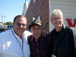 American Legion Ride 2008 with senior veteran
