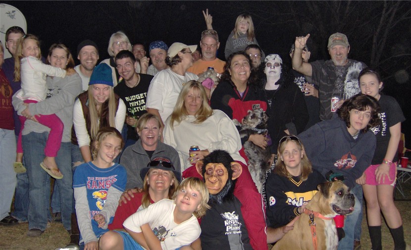The whole Halloween Camp Family 2010