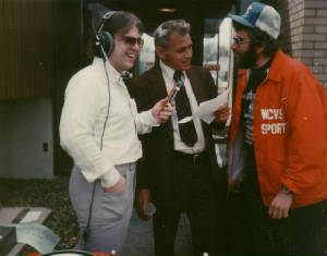 Brian, Tony Trent & Bob Murray WCVS 1976